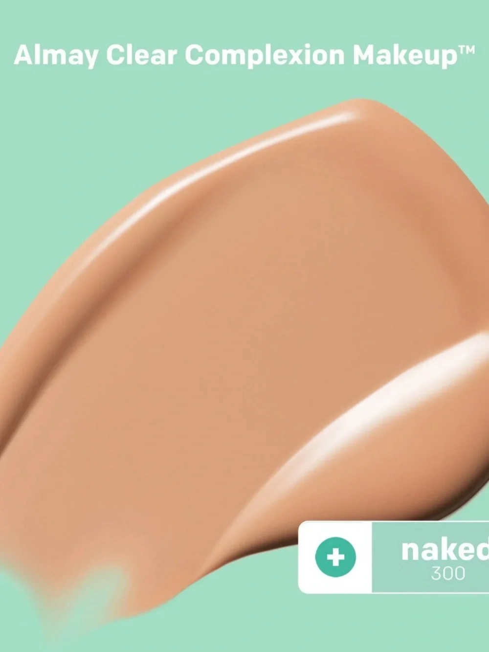 Almay Clear Complexion Makeup Foundation - 300 Naked (Beige)